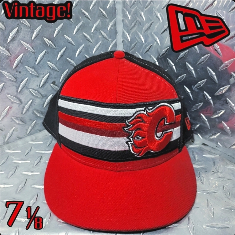 Vintage New Era Calgary Flames Fitted Cap